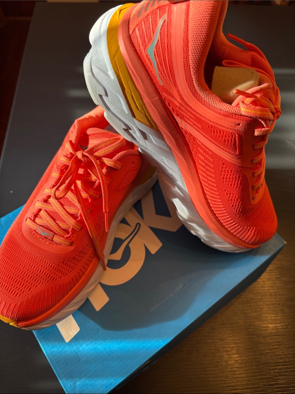 Women’s Bright Coral Running Sneakers - Coral